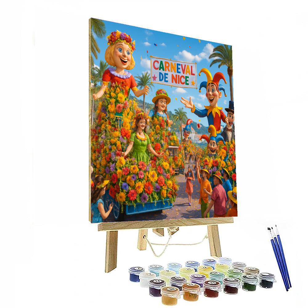 Carneval De Nice - France Painting By Numbers Kit
