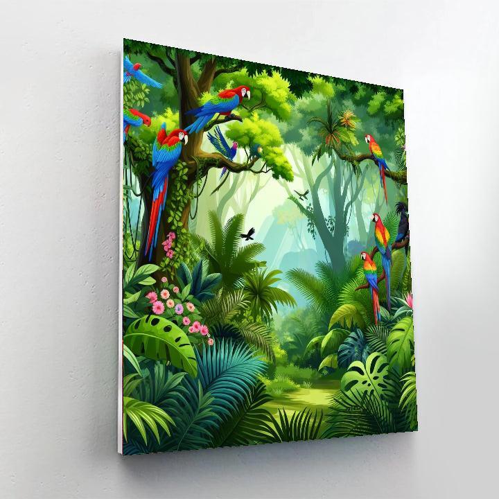 Tropical Jungle Adventure Numbered Painting Kits