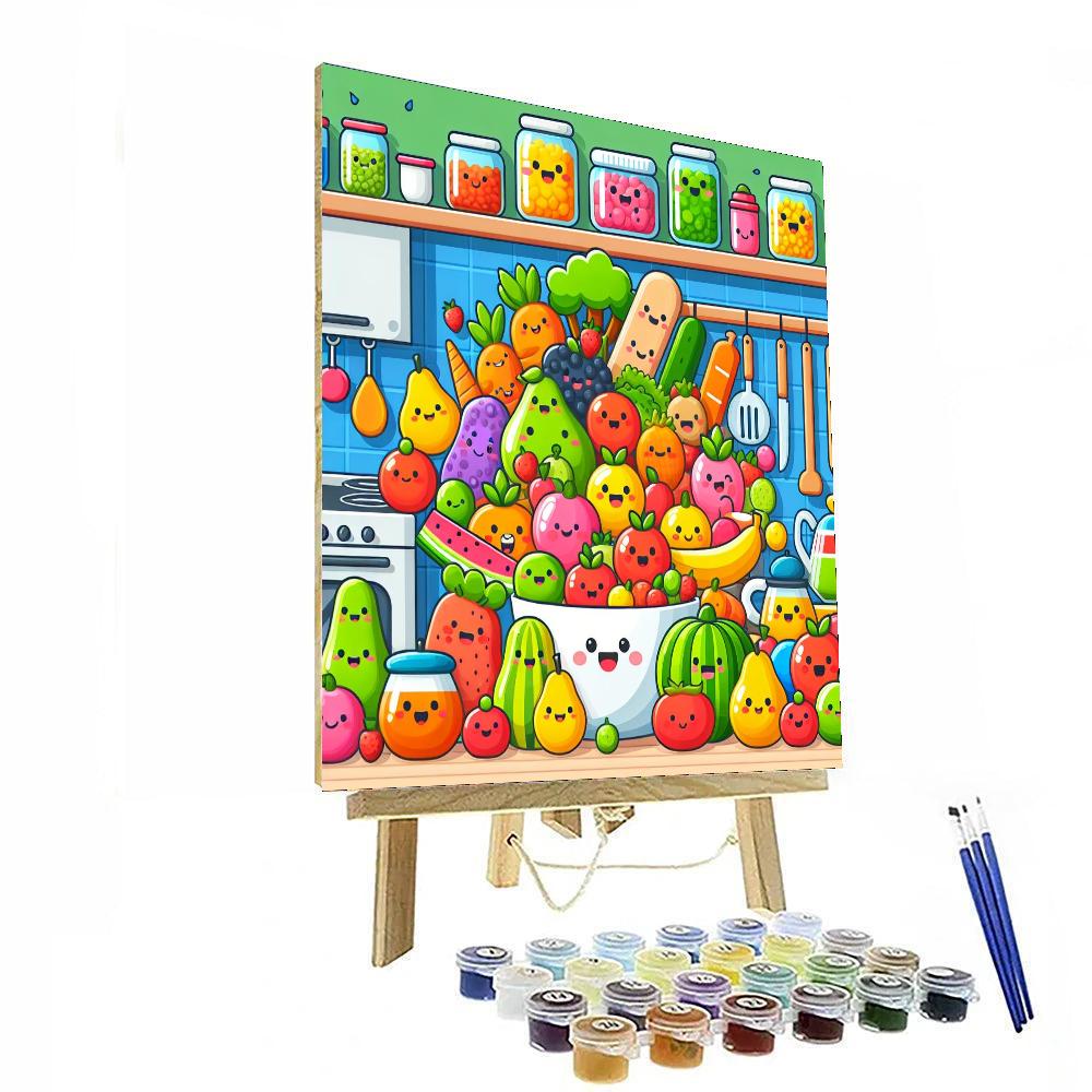 Cooking Fun Number Painting