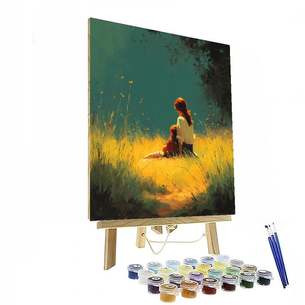 Whispering Winds Of Love Number Painting