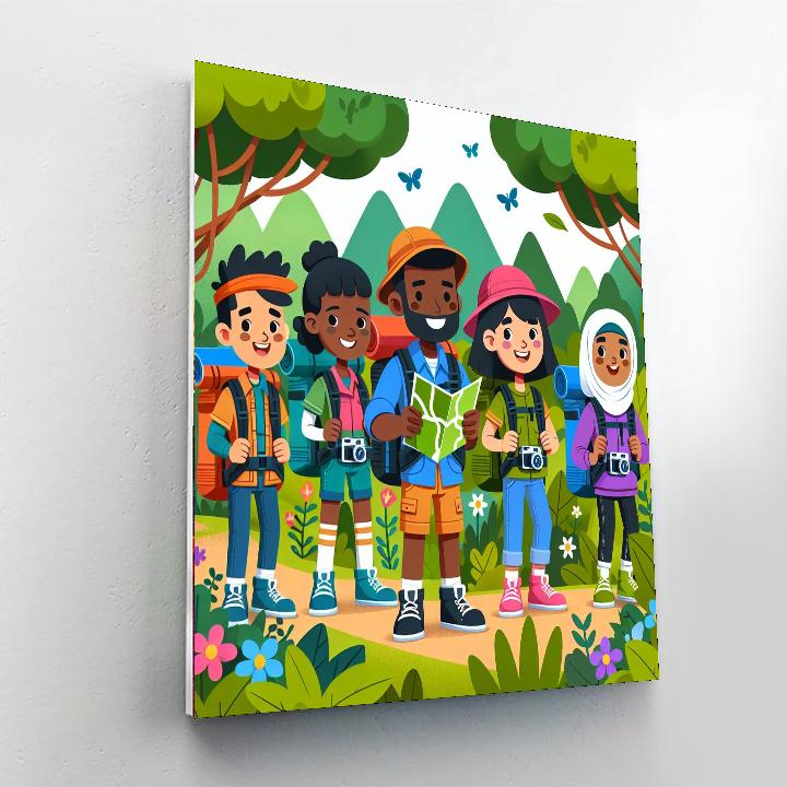 Happy Explorers Paint By Numbers
