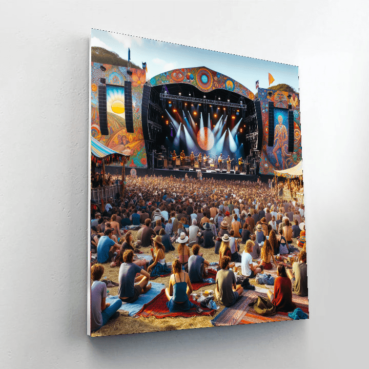 Bonnaroo Music And Arts Festival Painting Number Kit