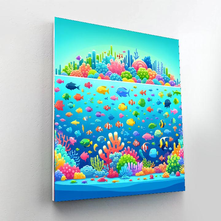 Undersea Discovery Journey Paint By Numbers Art