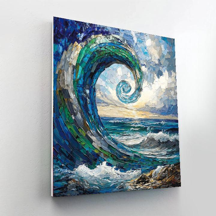 Michelangelo Inspired Whispering Elements  Paint By Numbers Kits