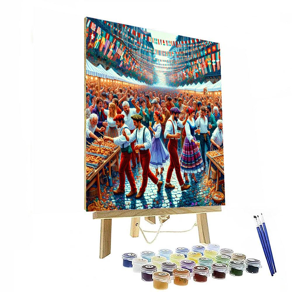 San Sebastián Day Festival DIY Paint By Numbers