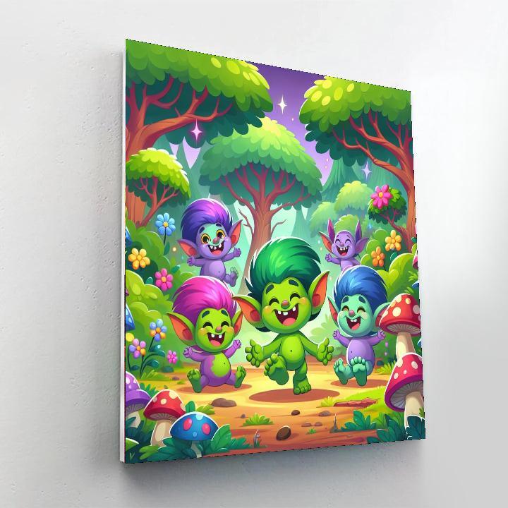 Giggling Goblins Paint By Numbers Art