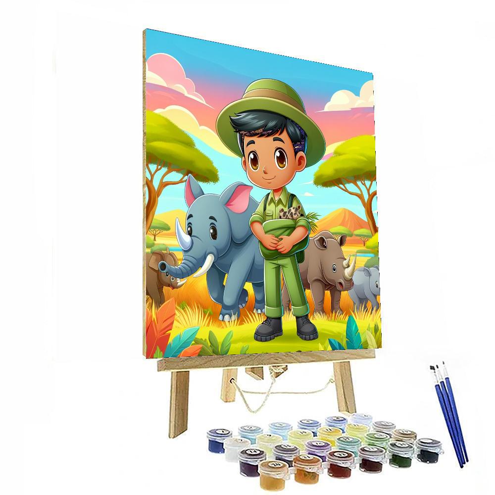 Safari Conservation Crusade DIY Paint By Numbers