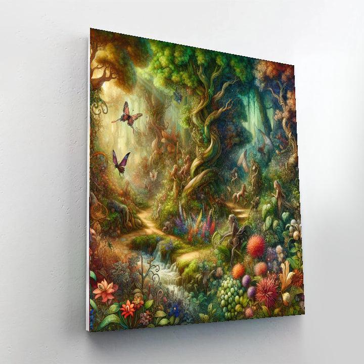 Magical Woodland Fantasy Paint By Number