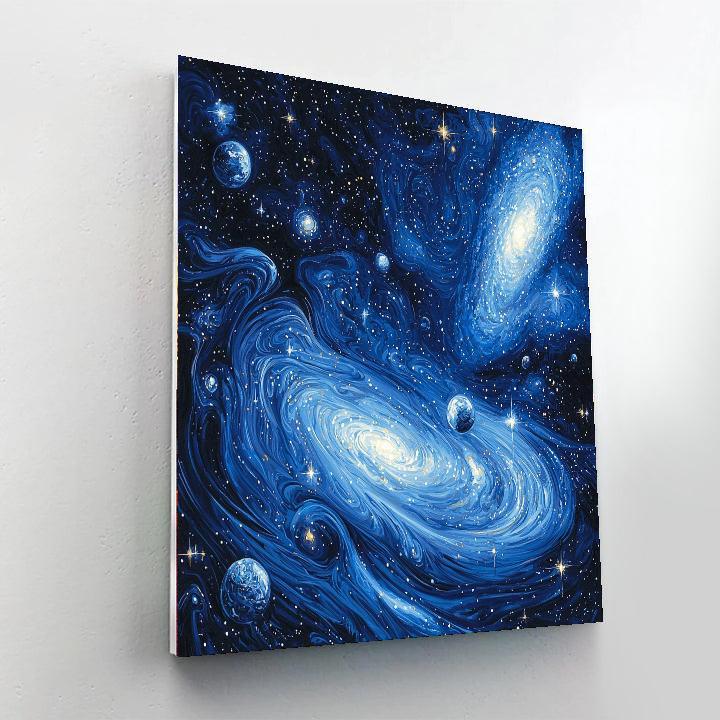 Michelangelo Inspired Timeless Cosmos  Paint By Number