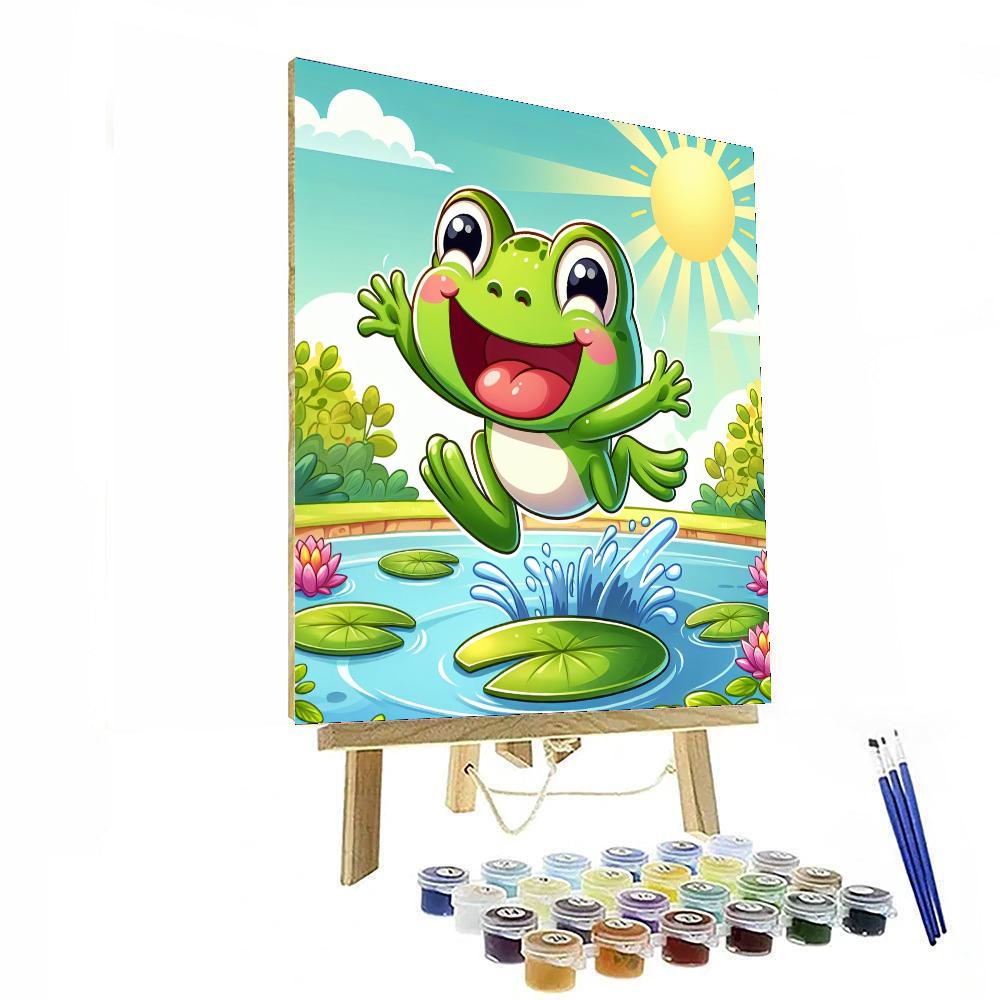 Hoppy Little Frog Numbered Painting Kits