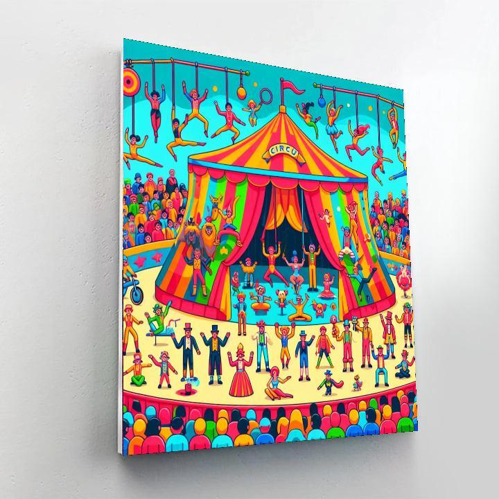 Circus Dreams Gala Painting By Numbers Kit