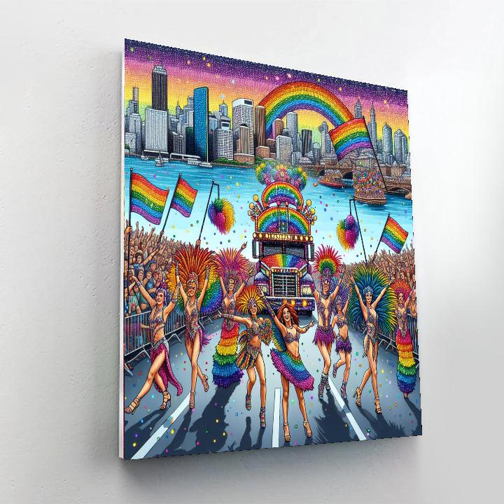 Pride Parade - Sydney, Australia Painting Number Kit