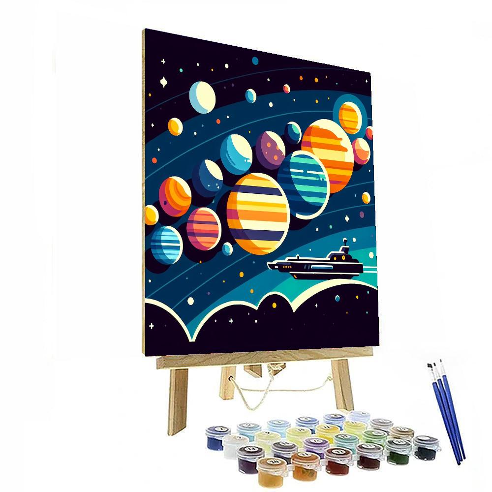 Solar System Explorer DIY Paint By Numbers