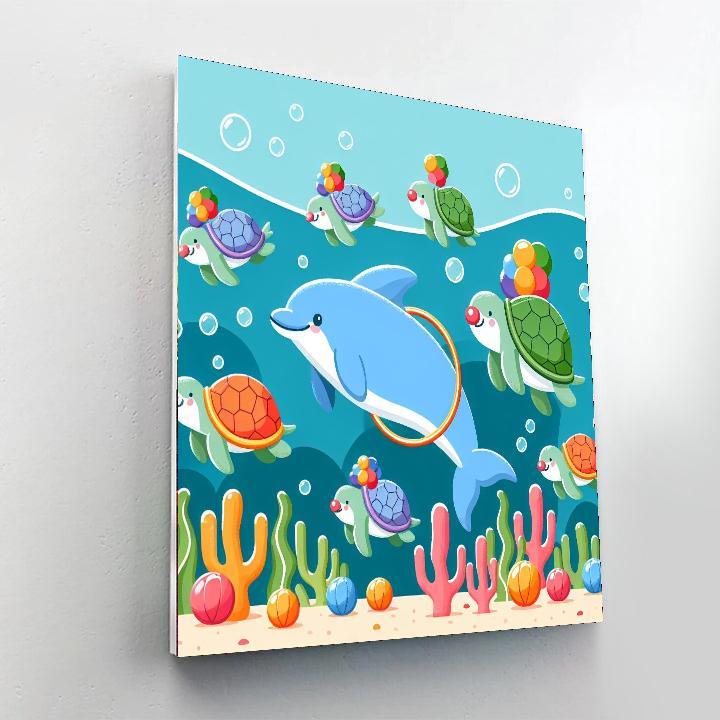 Underwater Carnival DIY Paint By Numbers