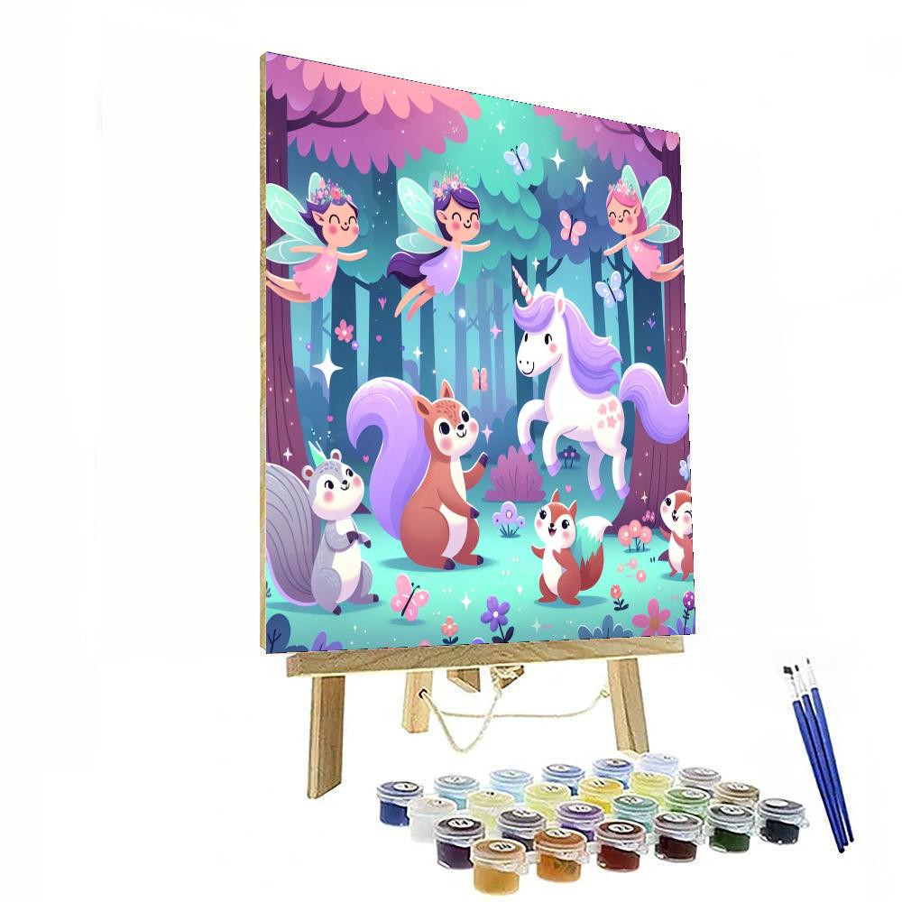 Magical Creatures Gathering Number Painting