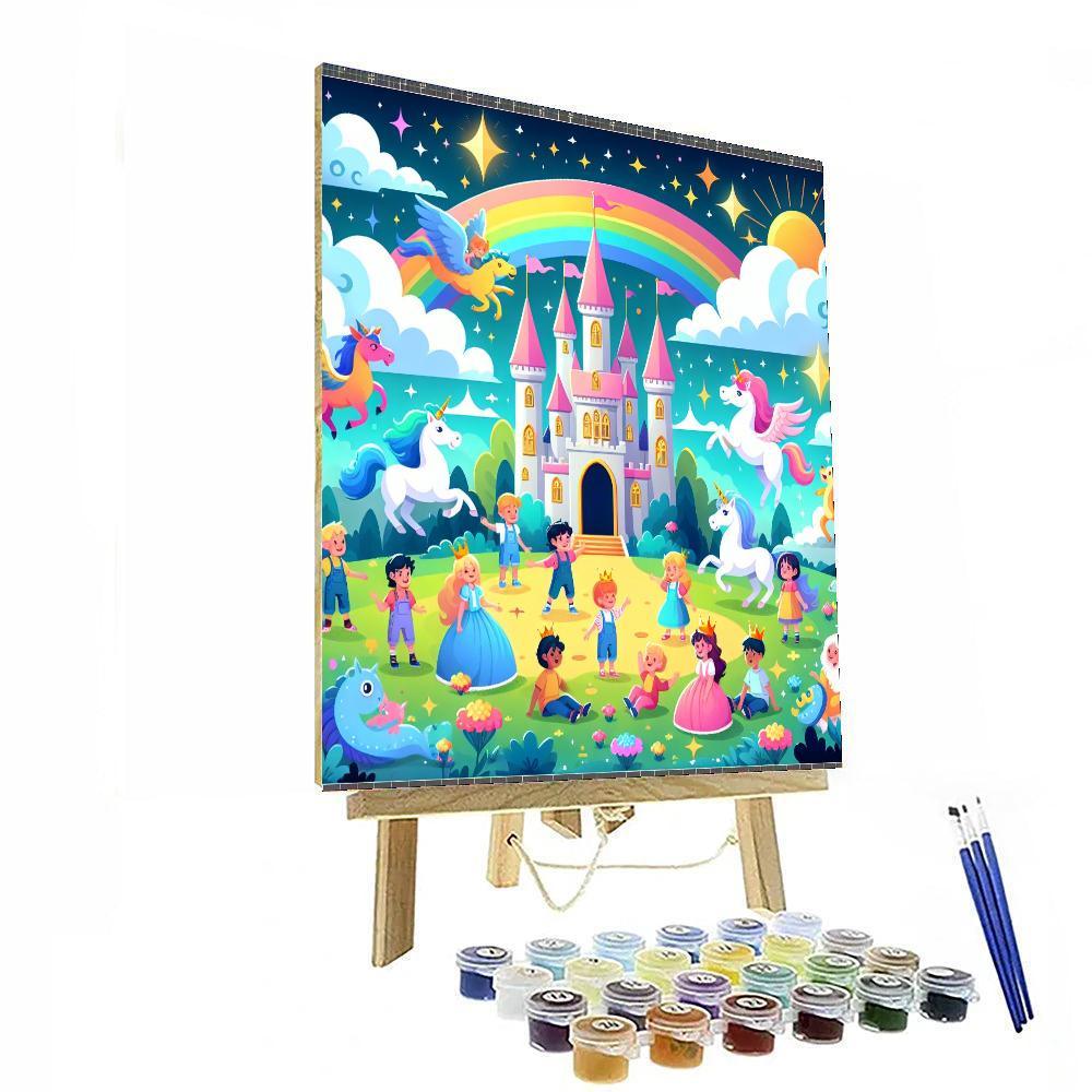 Fantasy Land Escape Painting Number Kit