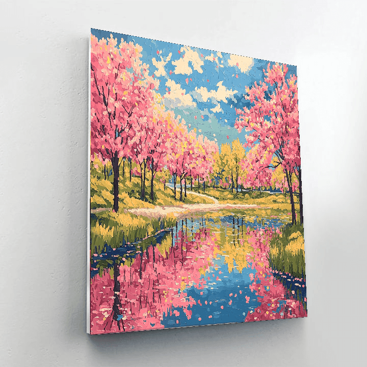 Claude Monet Inspired Colors Of Spring  Paint By Numbers Art