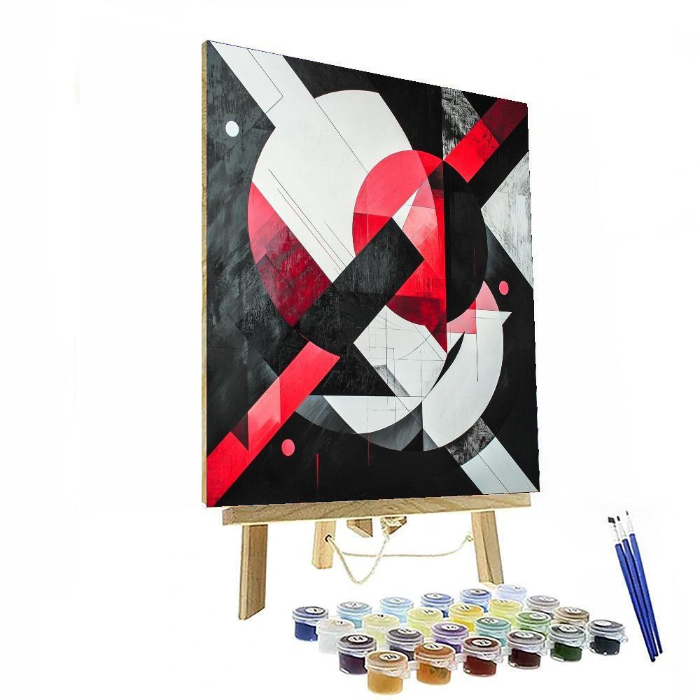 Kazimir Malevich Inspired Exploration Of Space  Painting Number Kit