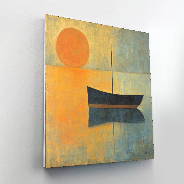 Georges Seurat Inspired Harmony In Abstract Hues  Paint By Numbers Art