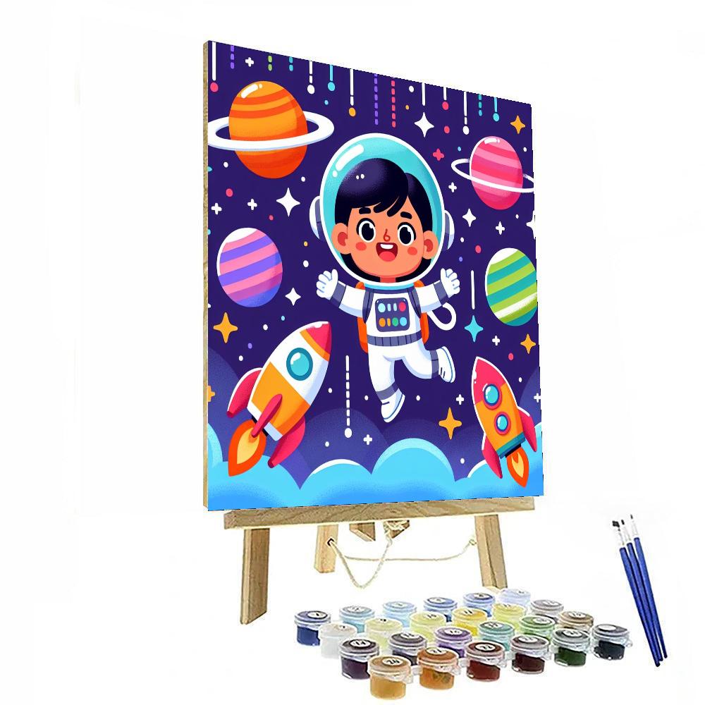 Artistic Adventures In Space Painting Number Kit