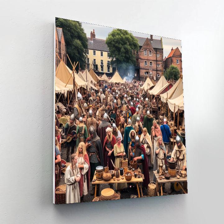 Jorvik Viking Festival - England DIY Paint By Numbers