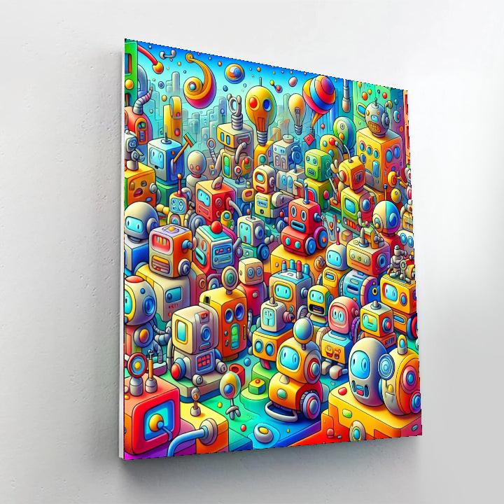 Fantastic Robot World Paint By Numbers