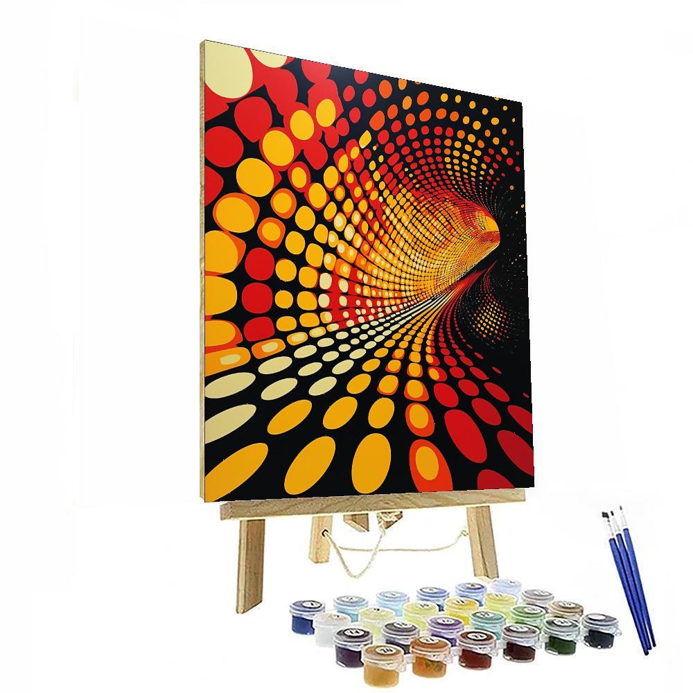 Yayoi Kusama Inspired Infinity And Beyond  DIY Paint By Numbers