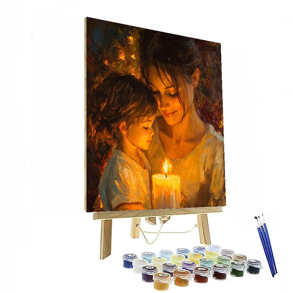Candlelit Mother's Day Paint By Number