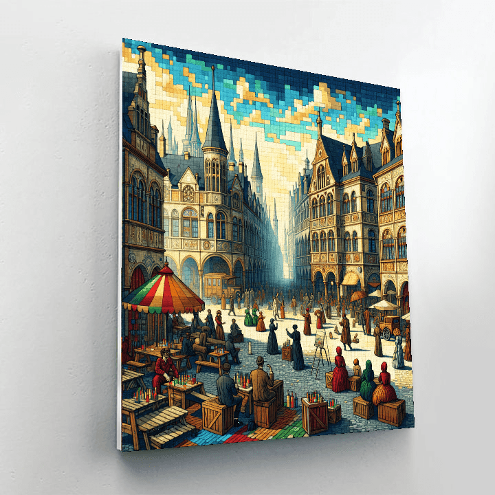 Galway International Arts Festival - Galway, Ireland Number Painting