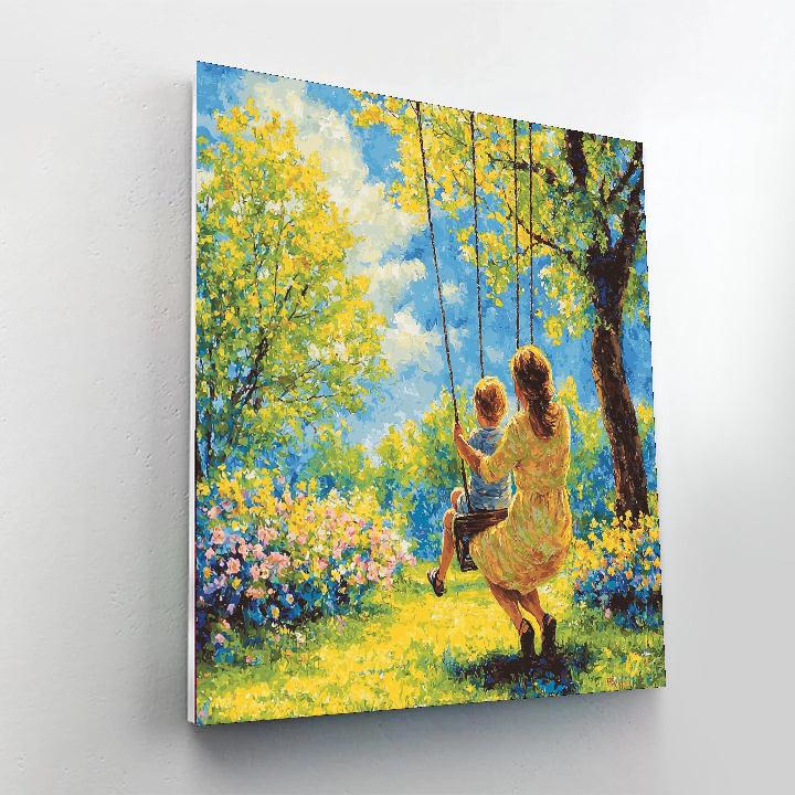 Adventures On A Swing Numbered Painting Kits