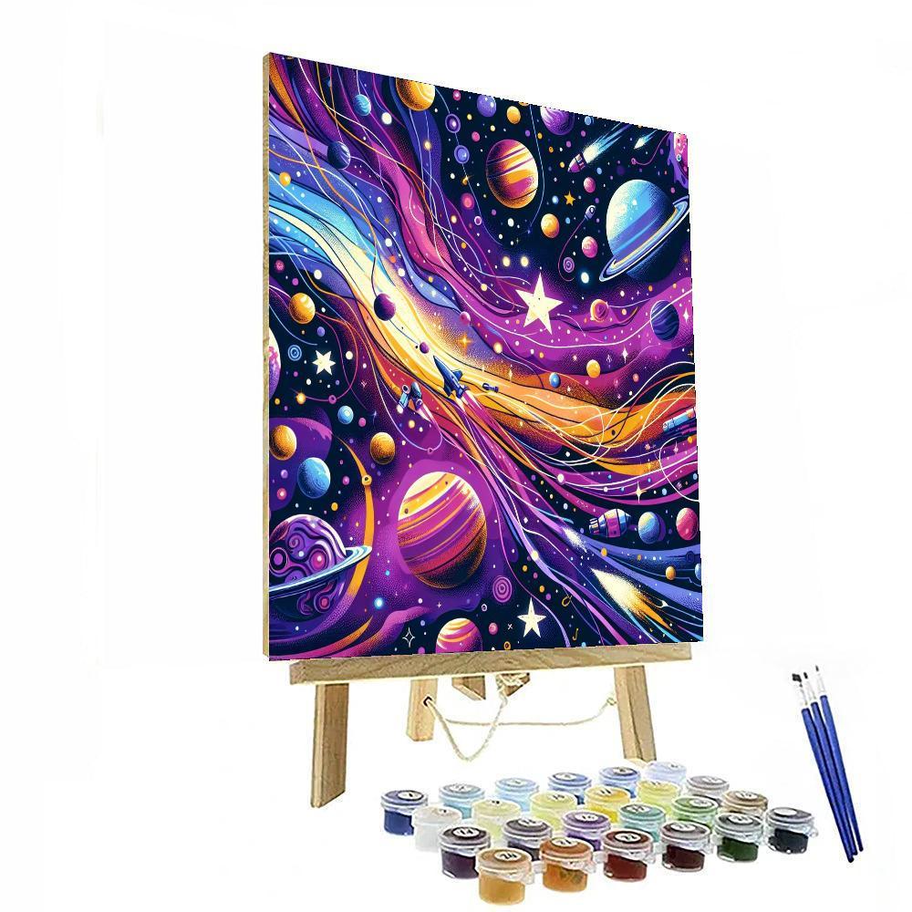 Creative Cosmic Adventure Paint By Number