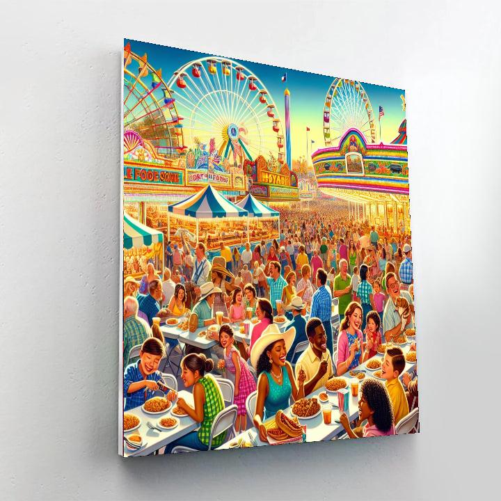 The Great Texas State Fair - Usa DIY Paint By Numbers