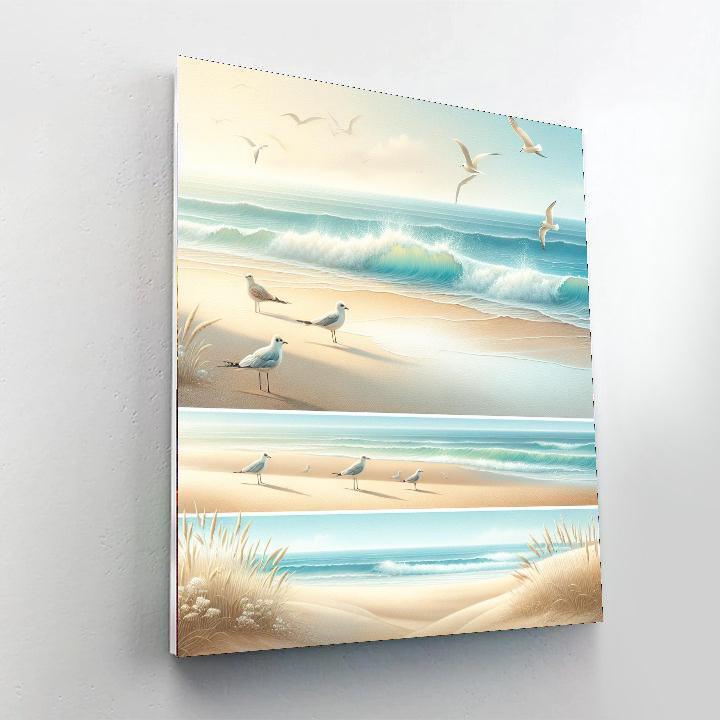 Sandy Beach Escape Paint By Number