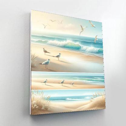 Sandy Beach Escape Paint By Number
