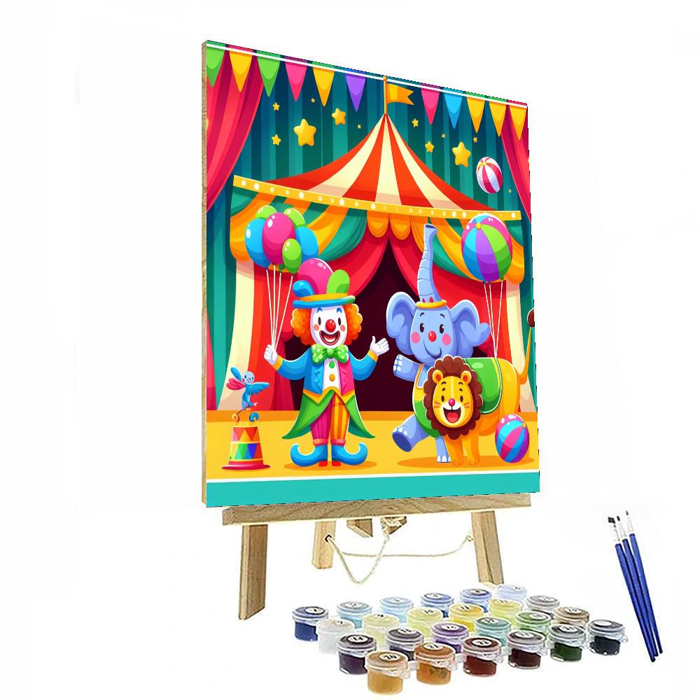 Silly Circus Adventures Paint By Number