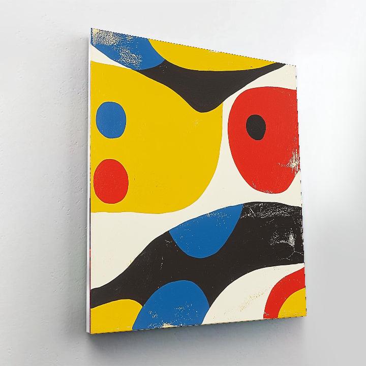 Joan Miró Inspired Imagination Unleashed  Painting Number Kit