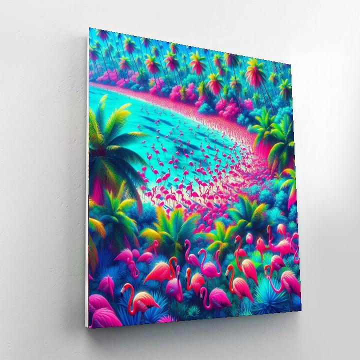 Tropical Bliss Escape Paint By Numbers Kits