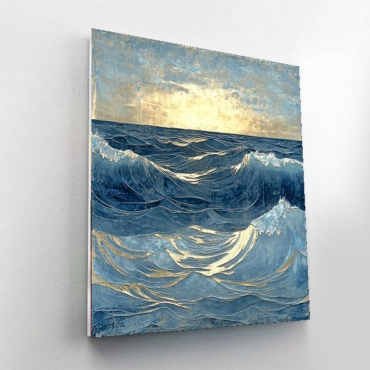 Michelangelo Inspired Timeless Tide  Paint By Numbers