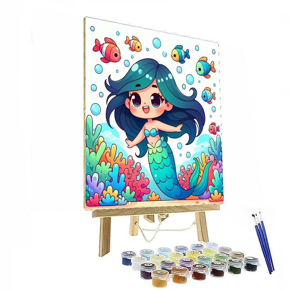 Undersea Mermaid Dreams Paint By Numbers Kits