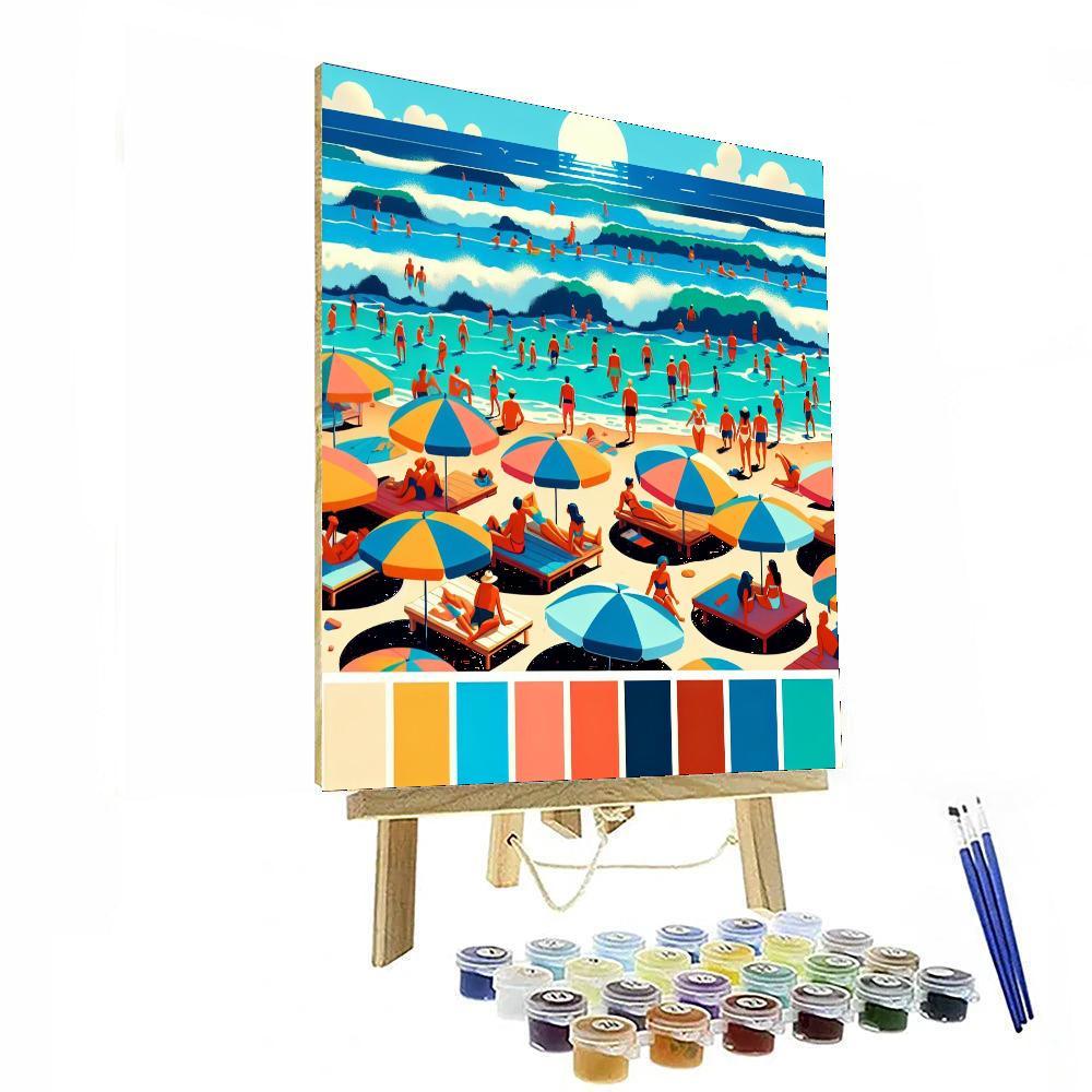 Joyful Ocean Waves Paint By Numbers Kits