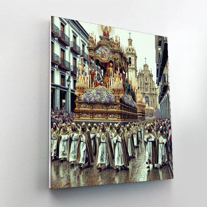 Semana Santa In Seville - Spain Painting Number Kit