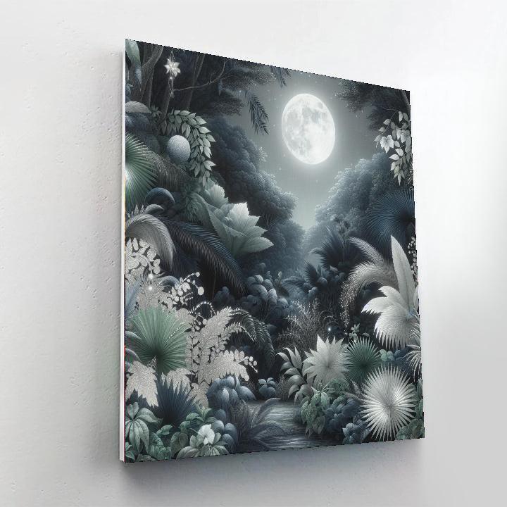 Midnight Jungle Secrets Painting By Numbers Kit