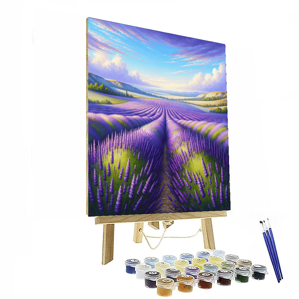 Captivating Lavender Fields Paint By Color