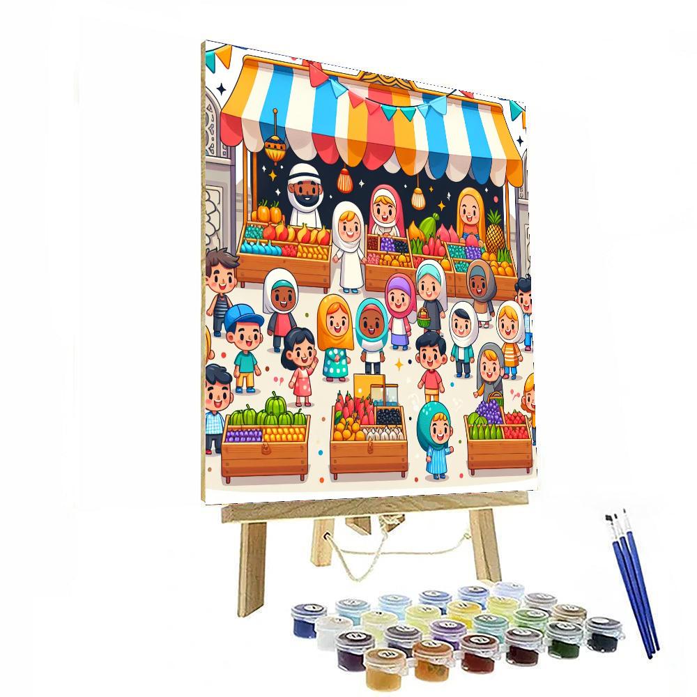 Magical Market Paint By Numbers Art
