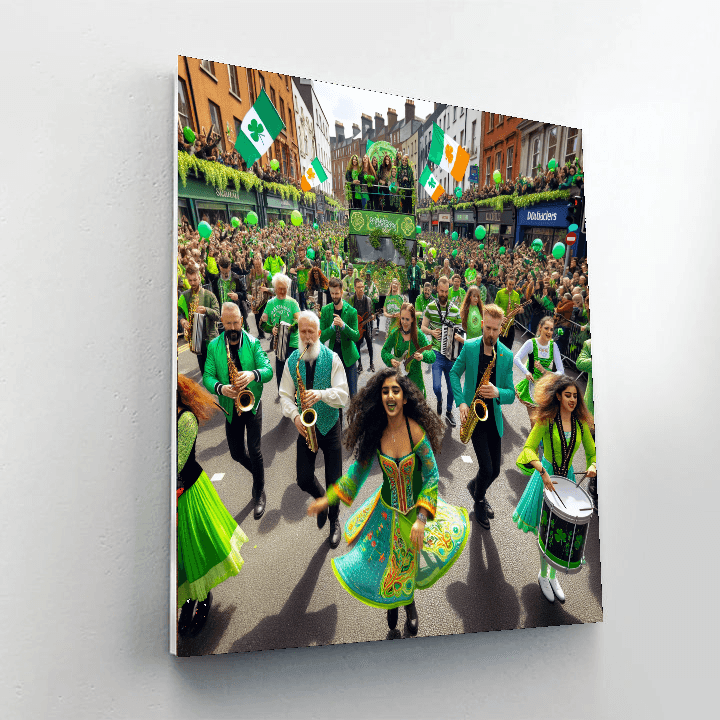 St. Patrick's Day - Dublin Paint By Color