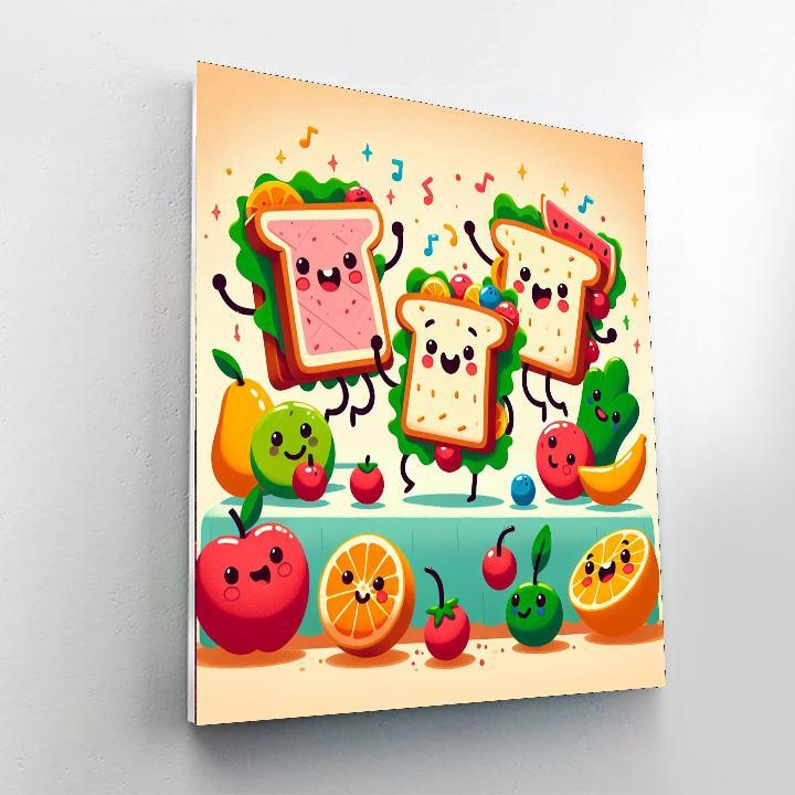 Silly Sandwich Celebration Paint By Numbers Kits