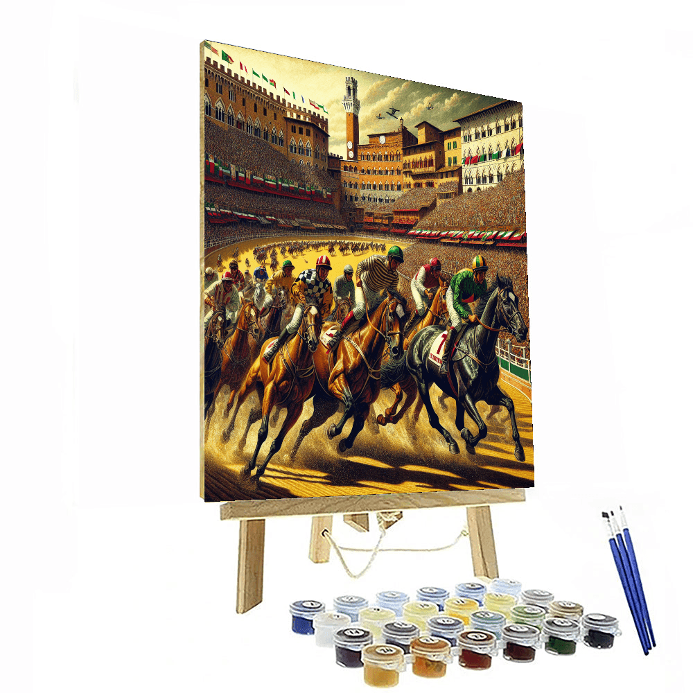 Il Palio - Siena, Italy Paint By Color