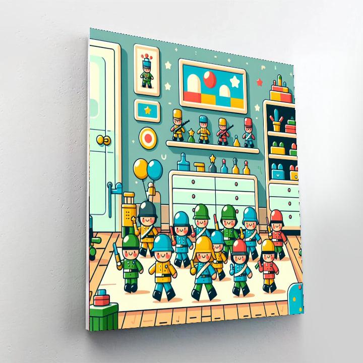 Toy Soldier's March Paint By Color