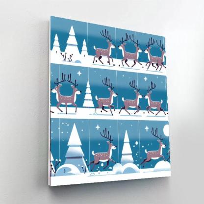 Roving Reindeers Paint By Numbers Kits