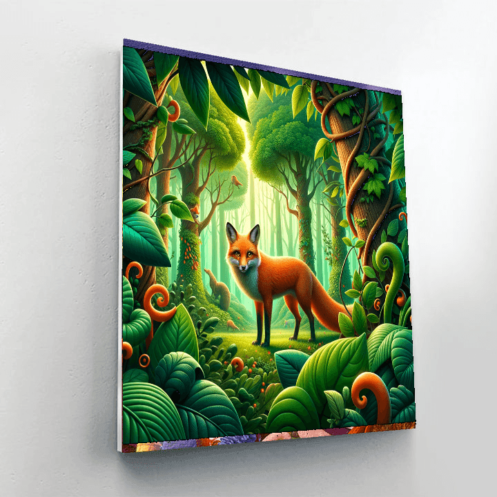 Fabled Fox Glade Paint By Number